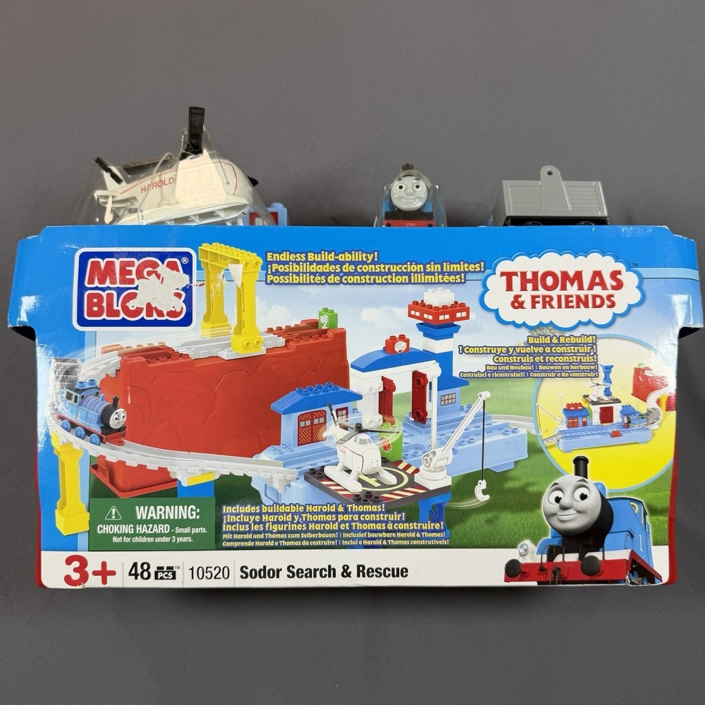 Mega Bloks 10520 Thomas‎ & Friends Sodor Search & Rescue 48 Pieces Playset NIB